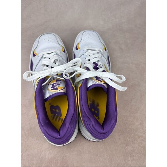 Vintage 1980s New Balance James Worthy Lakers Purple Basketball Shoes Size 8.5 B main image 12